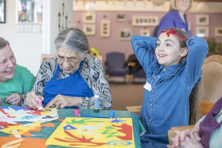 Intergenerational Art Sessions at Appleby!